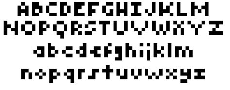 Tiny Font By Matthew Welch Fontriver