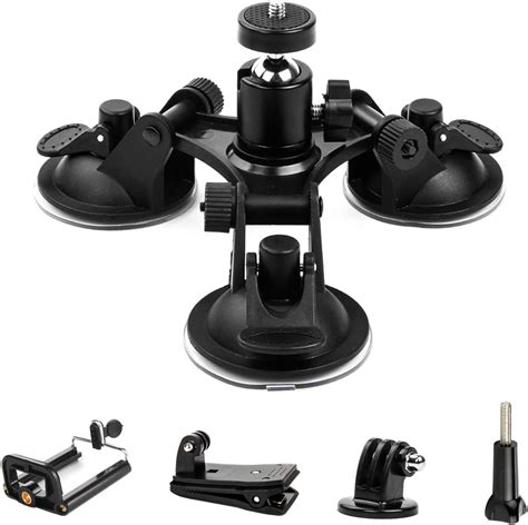 Triple Suction Cup Mount Camera Suction Mount Car Mount Holder Window