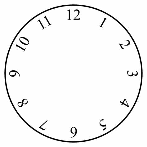 If more than two clocks are used, a separate link to timeanddate.com should be provided on the page. Free and Printable Clock Faces Templates | Activity Shelter