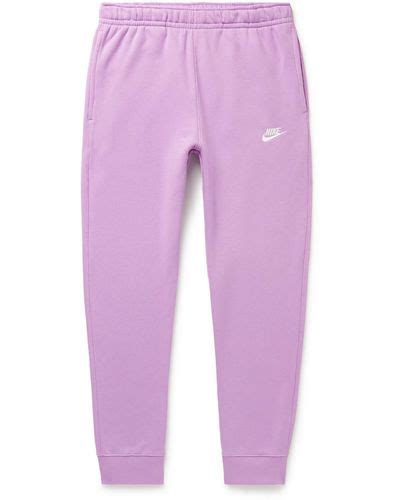 Purple Nike Sweatpants For Men Lyst