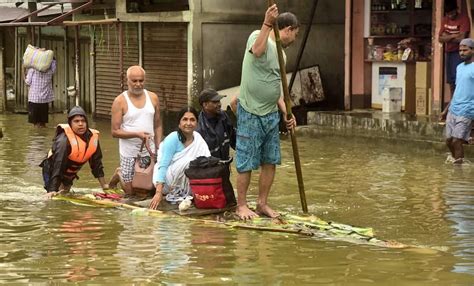 Floods Assam Flood Over 55 Lakh People Affected Across 32 Districts Telegraph India