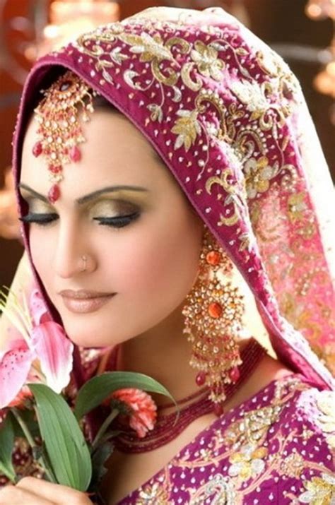 Pakistani And Indian Bridal Dulhan Makeup Hd Wallpapers
