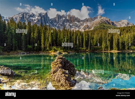 Karersee Lake Lago Di Carezza Hi Res Stock Photography And Images Alamy