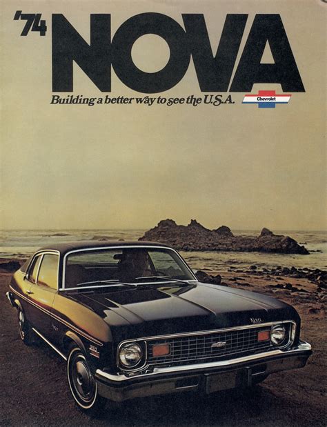 Gm 1974 Chevrolet Nova Sales Brochure