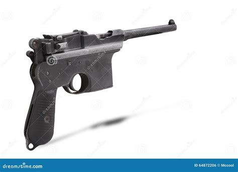 Pistola Semiautomática De Mauser C96 Foto De Archivo Imagen De Arma