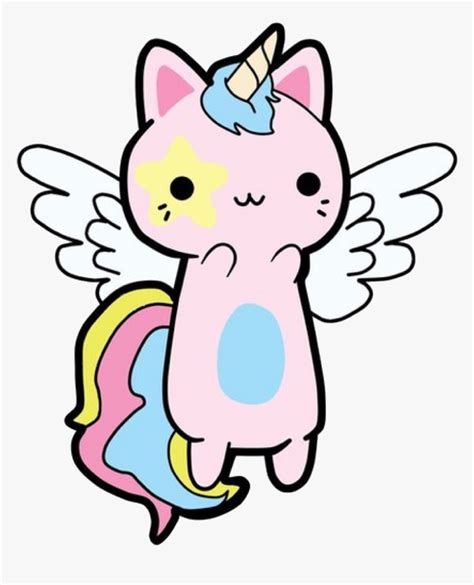 Kawaii Cat Png Unicorn Kawaii Cat Transparent Png Kindpng