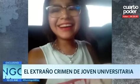 El Extraño Crimen De Una Joven Universitaria América Noticias