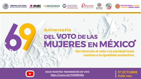 69 Aniversario del voto de las mujeres en México Del derecho al voto a