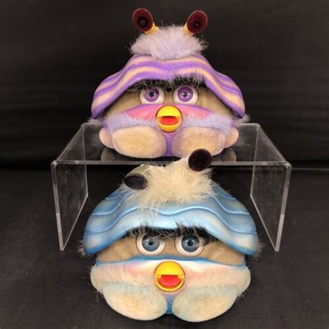 Shelby Furby Clam X2 Interactive Lilac Blue Hasbro Tiger Electronic Toy