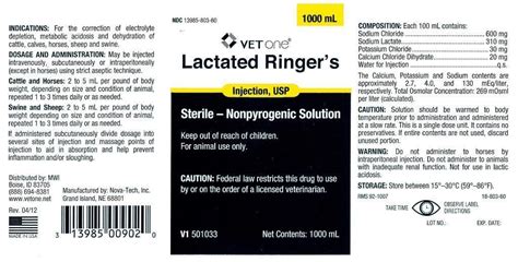 Lactated Ringers Injection Solution
