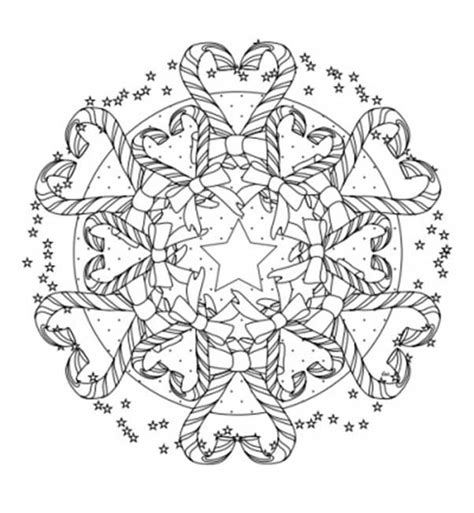 Select from 35653 printable crafts of cartoons, nature, animals, bible and many more. Mandala Christmas Candy Cane Coloring Pages: Mandala ...