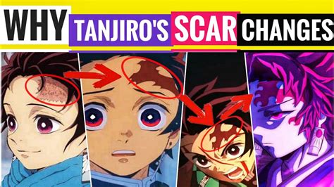 Why Does Tanjiros Scar Changes And What Does It Mean In Hindi Youtube