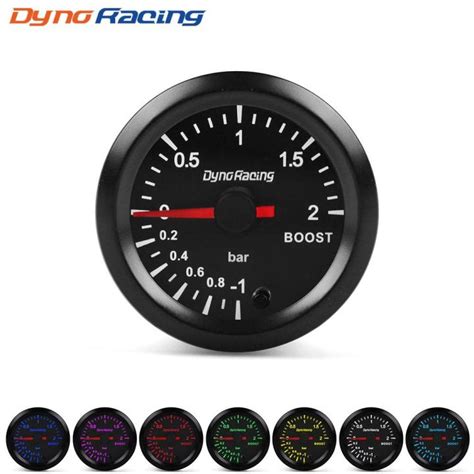 Dynoracing 2 52mm 7 Colors 1 2 Bar Turbo Boost Gauge With High Speed