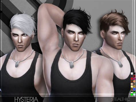 Hysteria Male Hair By Stealthic At Tsr Sims 4 Updates