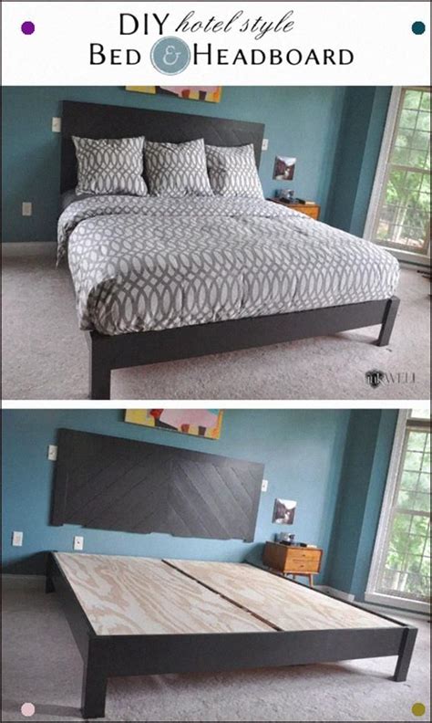With this tutorial, you should be able to do it. DIY Bed Frames - DIY Hotel Style Bed - How To Make a Headboard - Do It Yourself Projects for ...