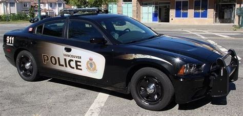 Vancouver Bc Canada Police Dodge Charger Carros De Polícia Carros