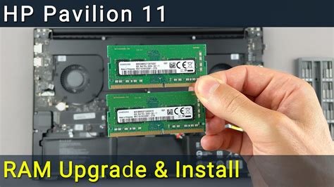 How To Upgrade Ram Memory In Hp Pavilion 11 Laptop Youtube