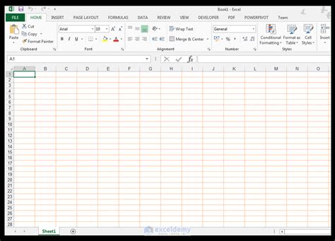 How To Print Excel Spreadsheet With Grid Lines And Change Its Color