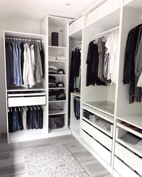 Elegant colors of white combined with grey or cream offer versatility. 20 Inspiring IKEA Pax Closet Makeovers | Build a closet ...