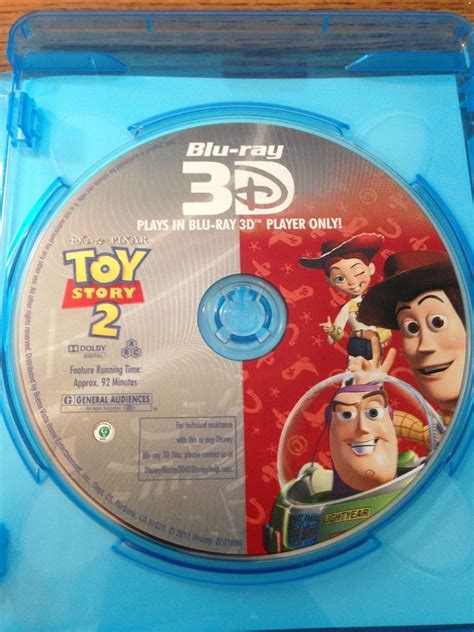 Disney 3d Blu Rays Pixars Toy Story 2 3d Blu Ray Only Read Pixar