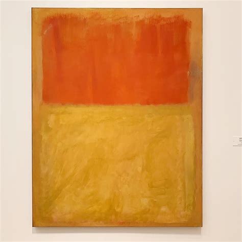 The Art Districts On Instagram “mark Rothko ‘orange And Tan Oil On