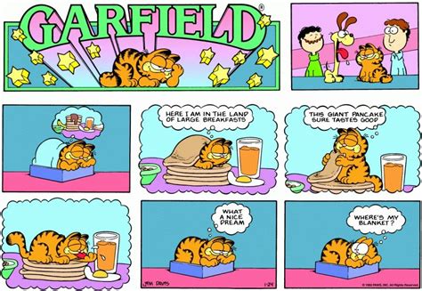The Garfield Daily Comic Strip For January 24th 1982 Garfield Comics