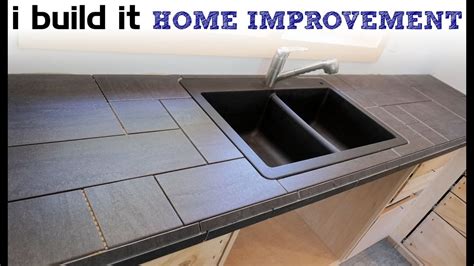 How To Install A Tile Counter Top Youtube