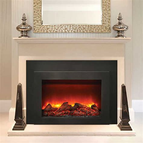 Sierra Flame By Amantii Ins Fm Electric Fireplace Insert With Logs And