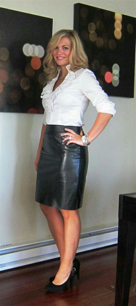 older mature in leather skirt telegraph