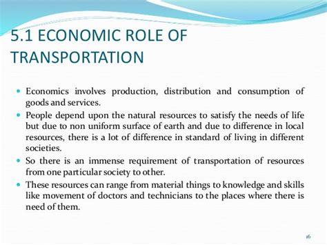 Role Of Transportation In Urban Development