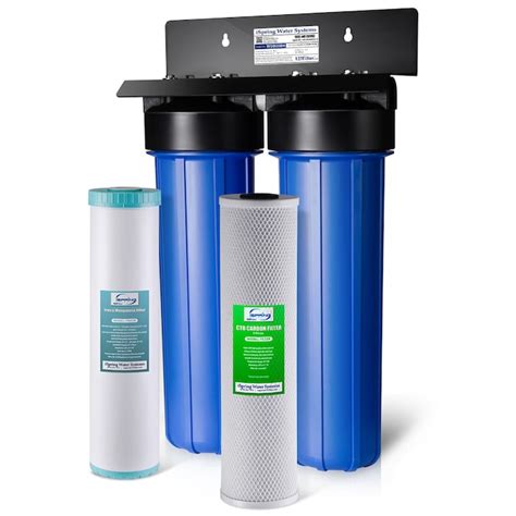 Ispring Wgb22bm 2 Stage Whole House Water Filter Dual Stage 15 Gpm
