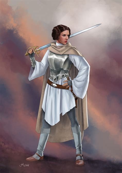 Olde Republic Princess Leia An Art Print By Jake Bartok Star Wars