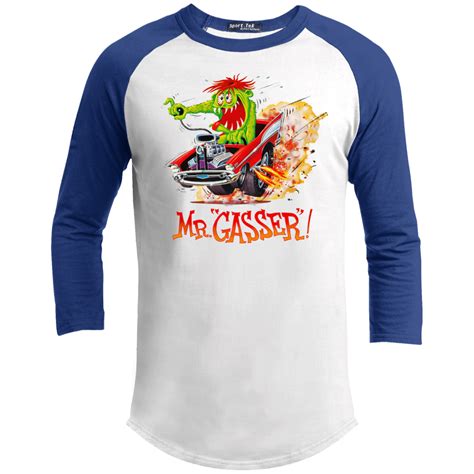 Mr Gasser T Shirt Hot Rod Custom Speed Car Kustom T200 Sport Tek Sporty Ebay