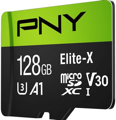 Best Buy Pny 128gb Elite X Class 10 U3 V30 Microsdxc Flash Memory Card