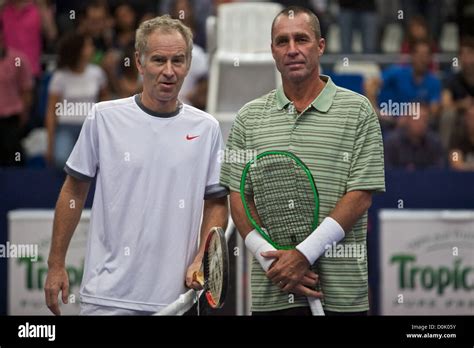 John Mcenroe E Ivan Lendl 7 Jean Luc Lagardere Trofeo Torneo Di Tennis