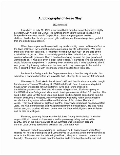 autobiography   desalas template