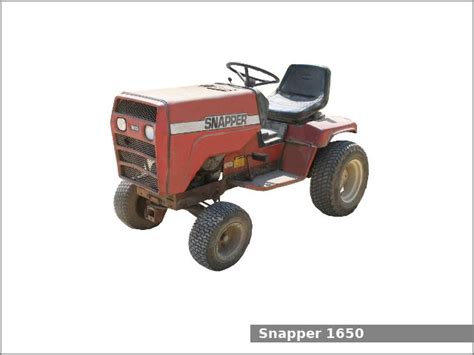 Snapper 1650 Garden Tractor Review And Specs Tractor Specs