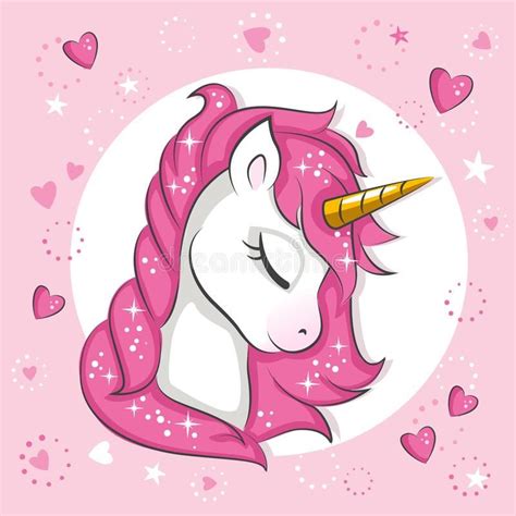 Unicorn Face Pink Wallpaper