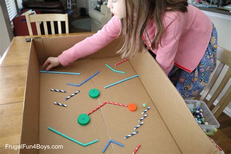 Build A Marble Run With Straws Frugal Fun For Boys And Girls