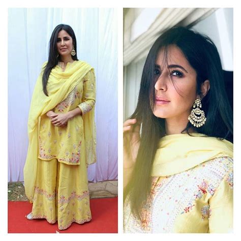 Style Up In Grand Sharara Suits To Ace The Perfect Bridesmaid Style Take Cues From Katrina Kaif