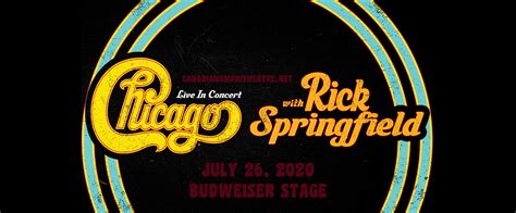 Chicago The Band And Rick Springfield Cancelled Budweiser Stage