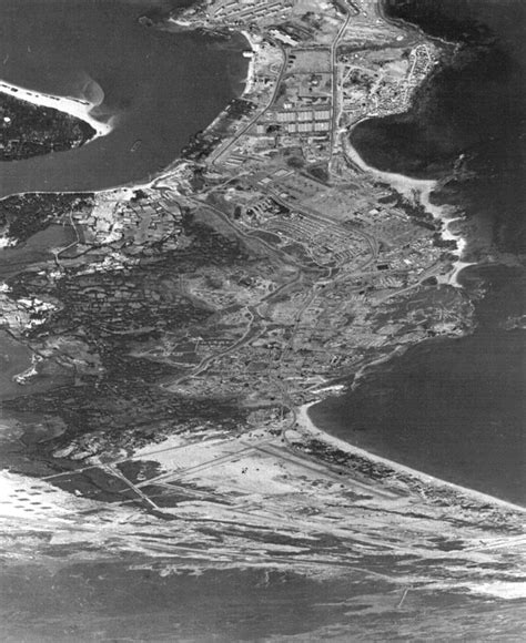 Aerial Photo Of Chu Lai Vietnam And Map Of Area 23rd Infantry