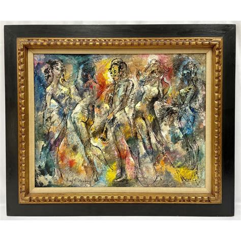 Lot - Painting Oil on Masonite Signed Roy M. Steinberg