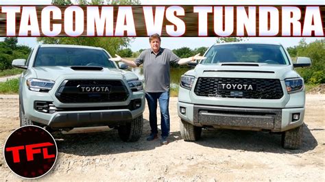 Toyota Tacoma Vs Tundra Muddy Smackdown I Find Out Which Trd Pro Truck