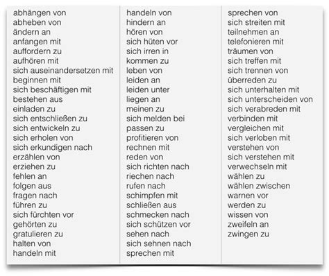 Verbs With Prepositions Learn German Smarter