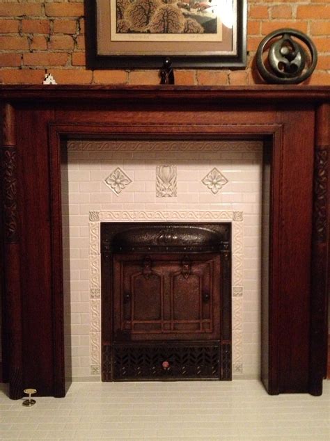 Antique Fireplace Renewed With Tile By Status Ceramics Fireplace