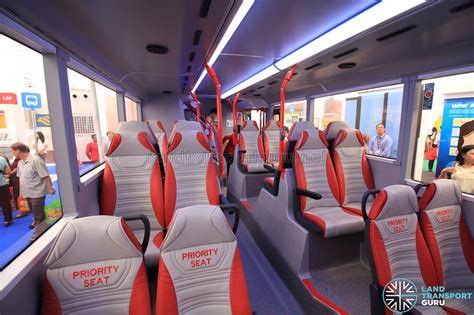 Alexander Dennis Enviro500 Concept Bus Mock Up Lower Deck Seating