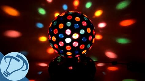 10 Black Rotating Disco Ball With 121 Points Of Light From Creative