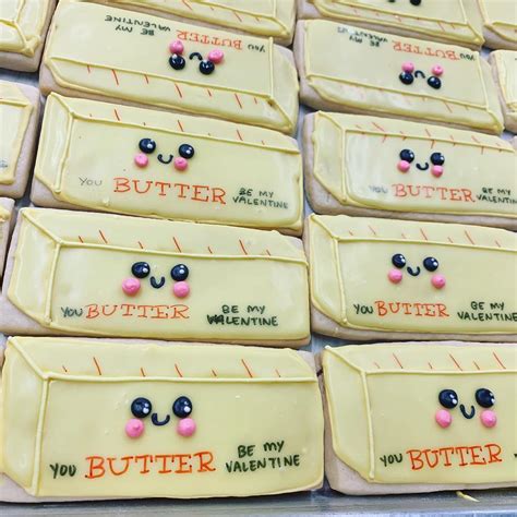 You Butter Be My Valentine Butter Stick Cookies Hayley Cakes And