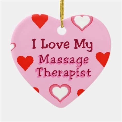 Love Massage Therapist Ornament Zazzle